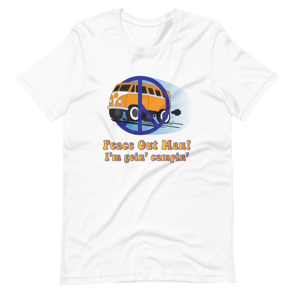Peace Out Short-Sleeve Unisex T-Shirt
